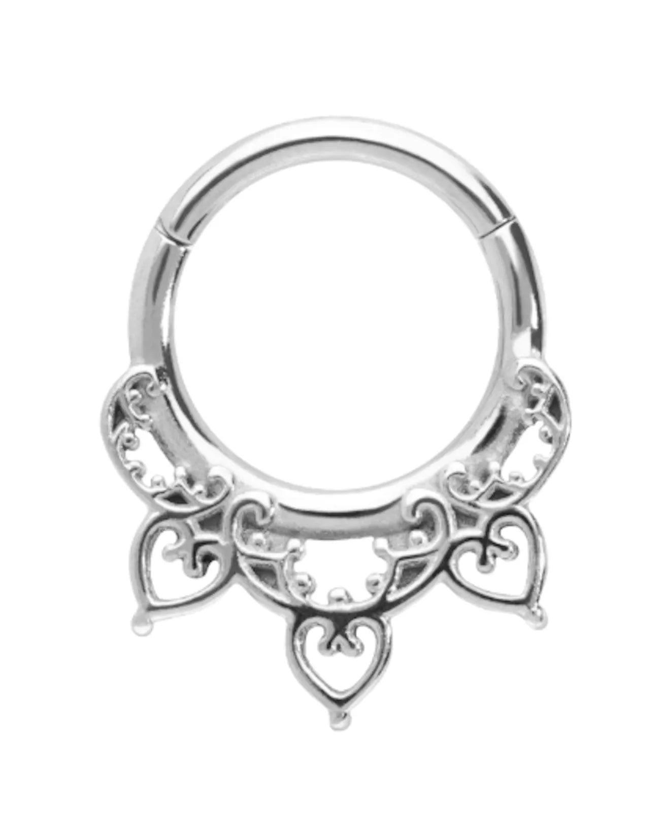 Surgical Steel 316L - Hinged Piercing Hoop Simplistic Design