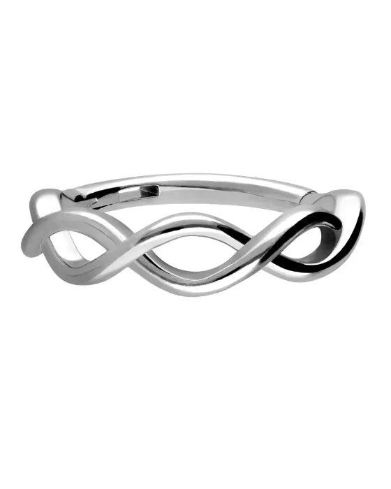 Surgical Steel 316L - Hinged Piercing Hoop Twist