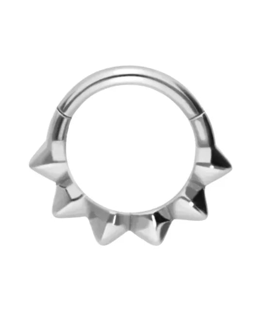 Surgical Steel 316L - Hinged Piercing Hoop Spikes